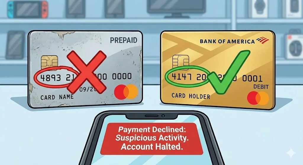 Проверка BIN карты на binlist.net: поля Type и Bank