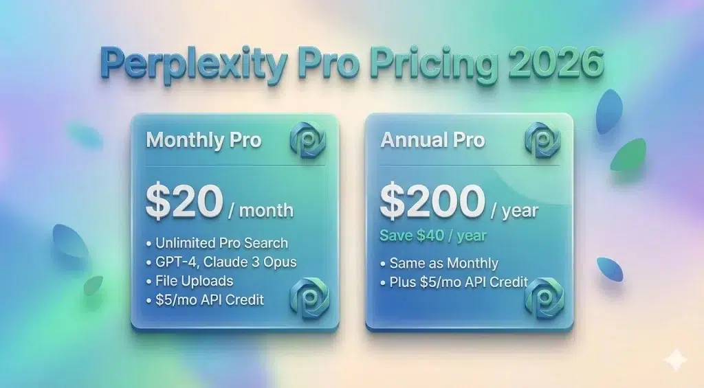 Стоимость подписки Perplexity Pro тарифы 2026