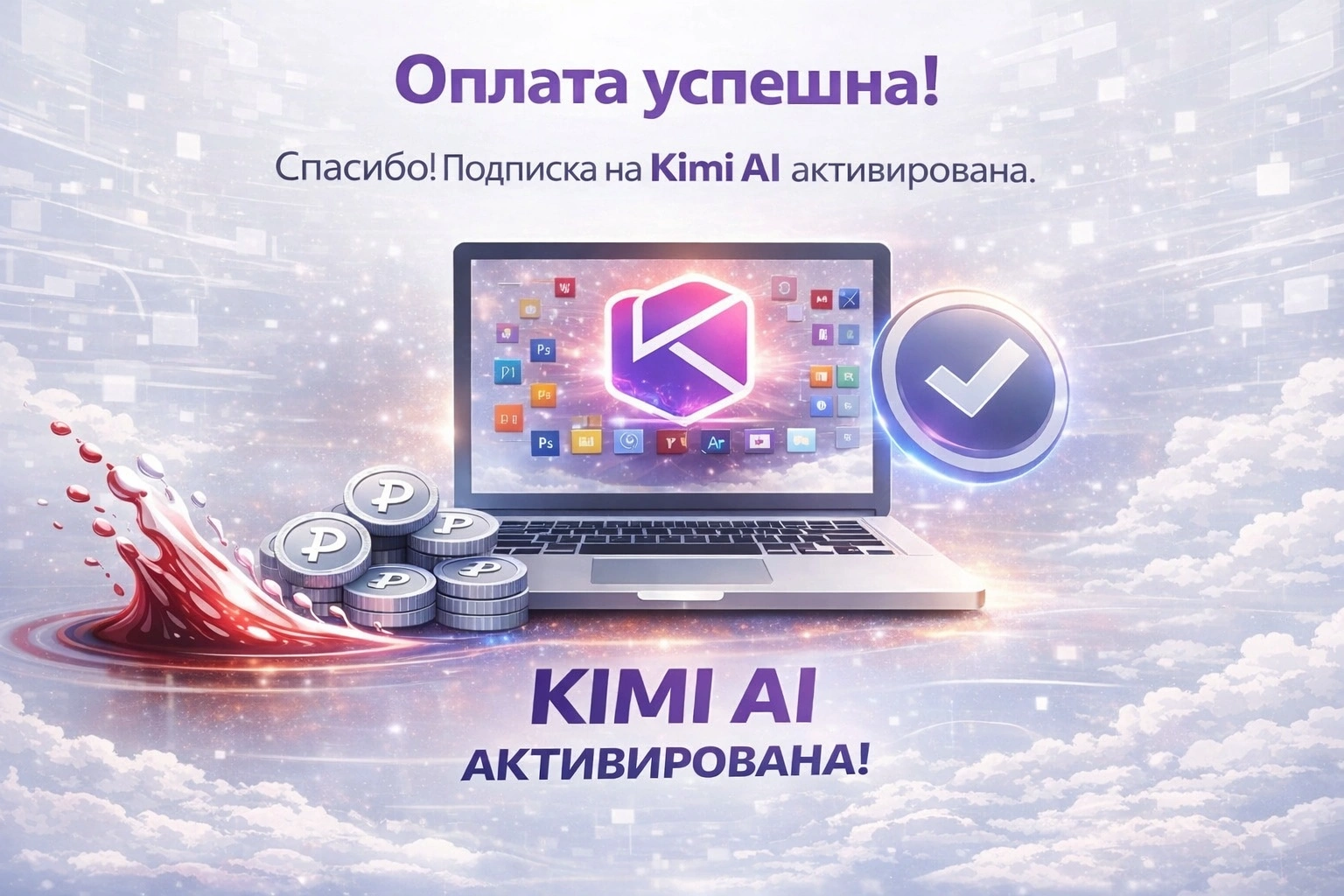 Успешная подписка Kimi