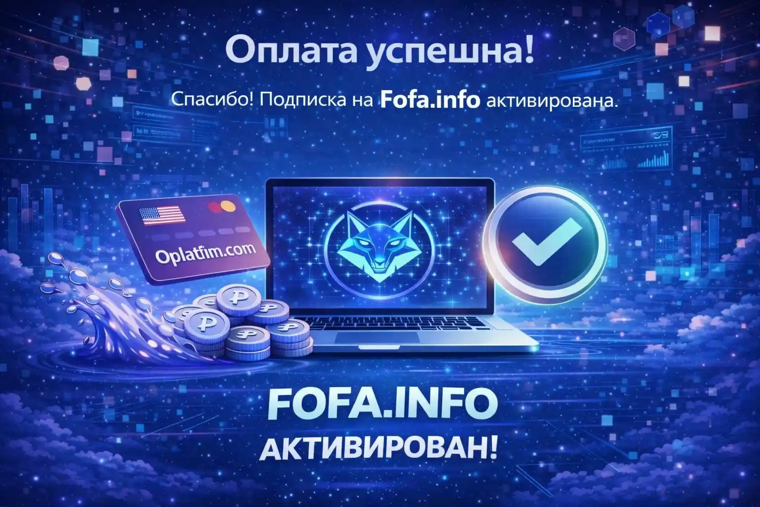 Успешная подписка fofa.info