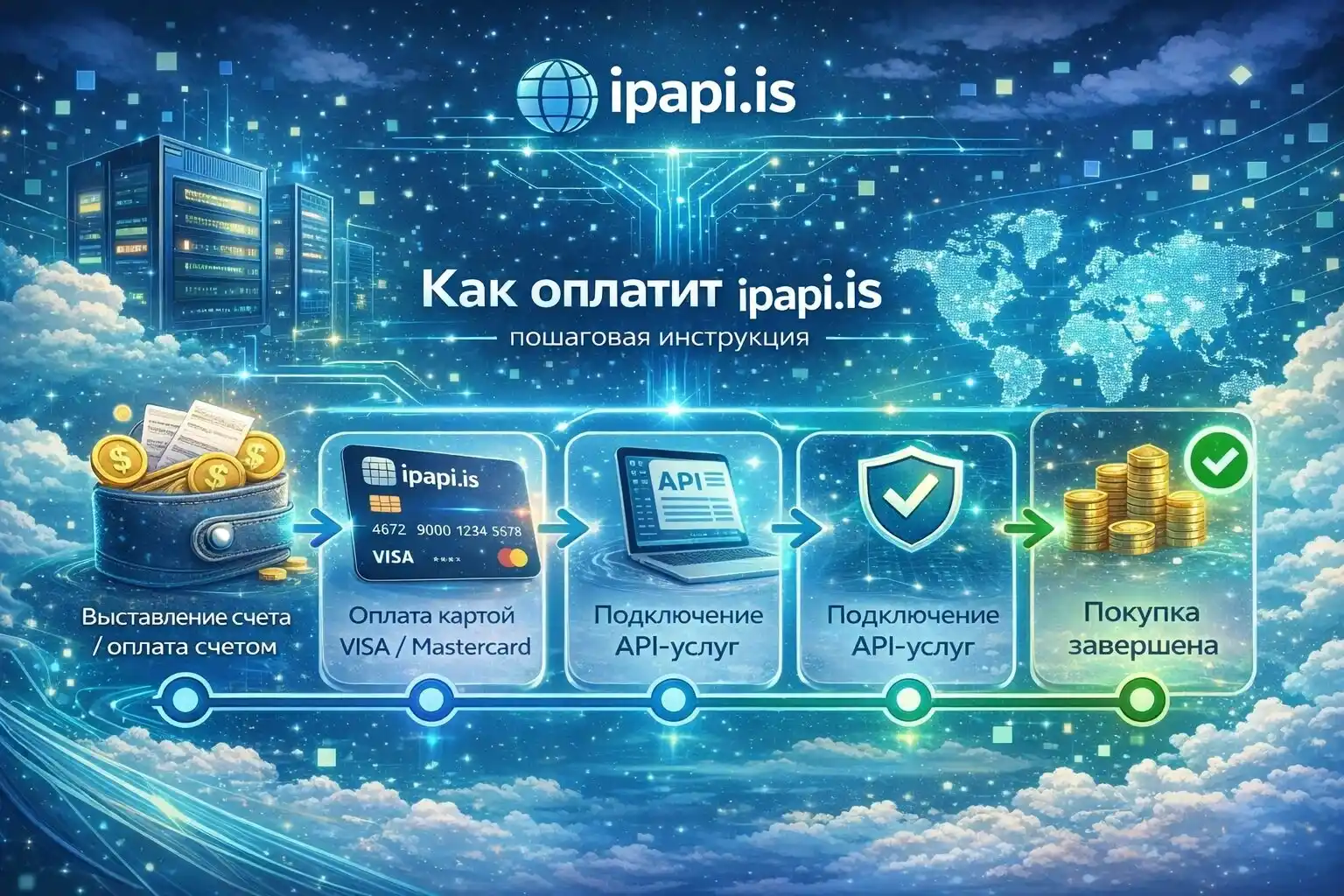Оплата ipapi через посредника Oplatim