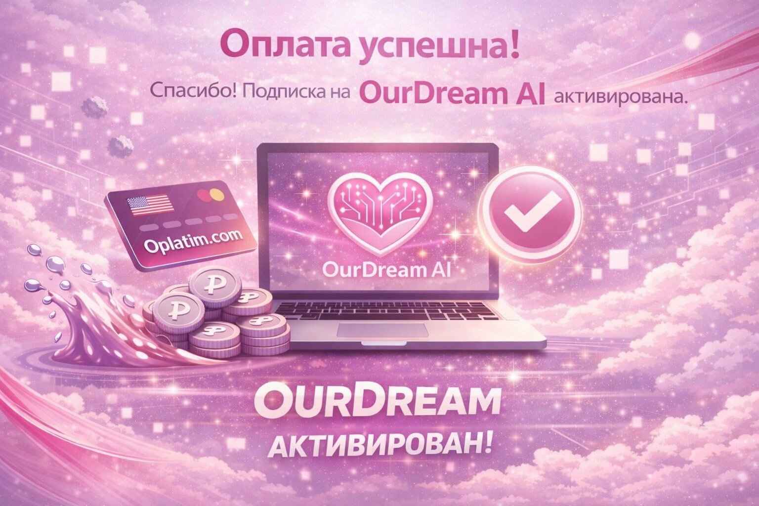 Успешная подписка Ourdream