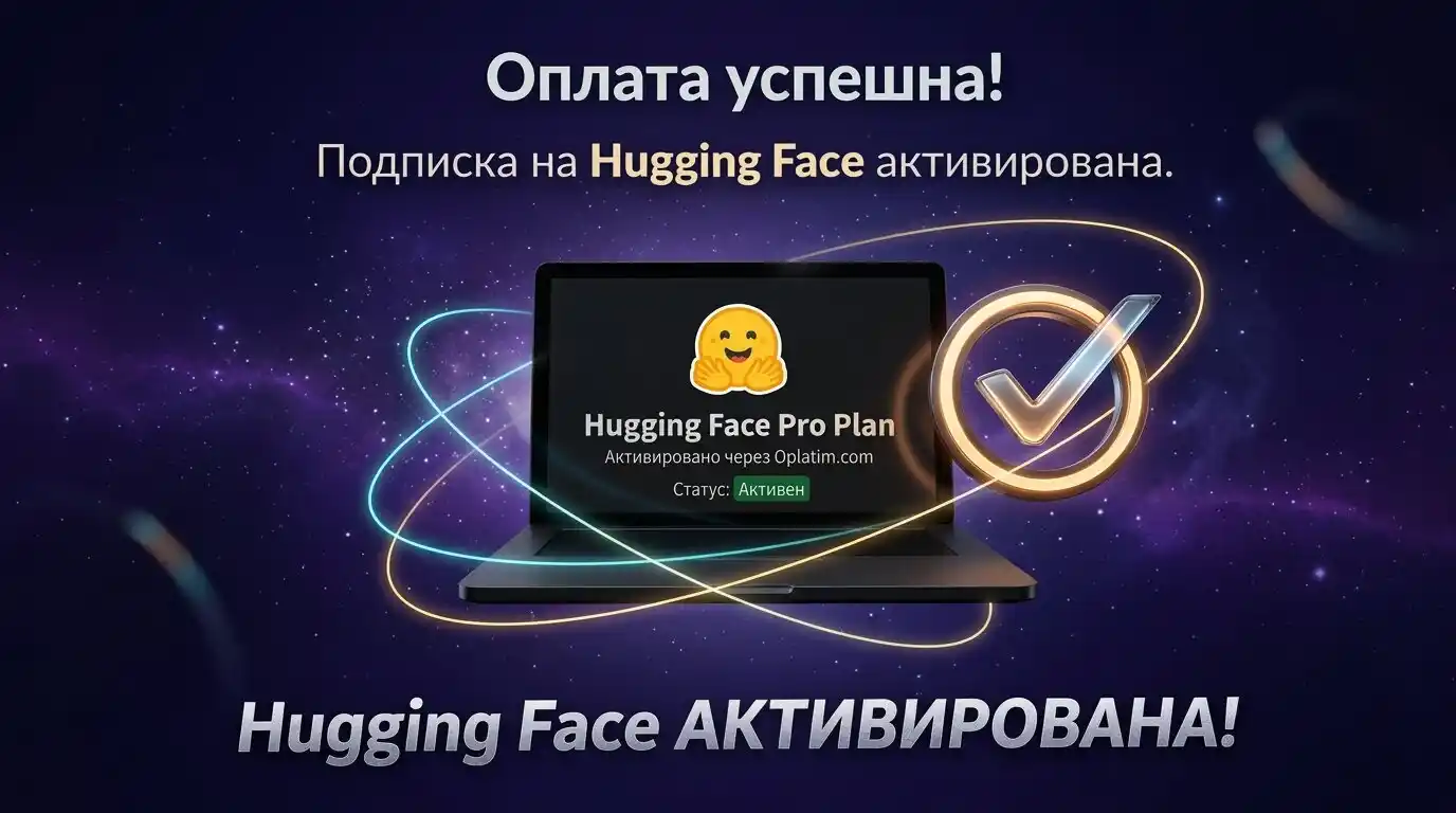 Успешная подписка Hugging Face