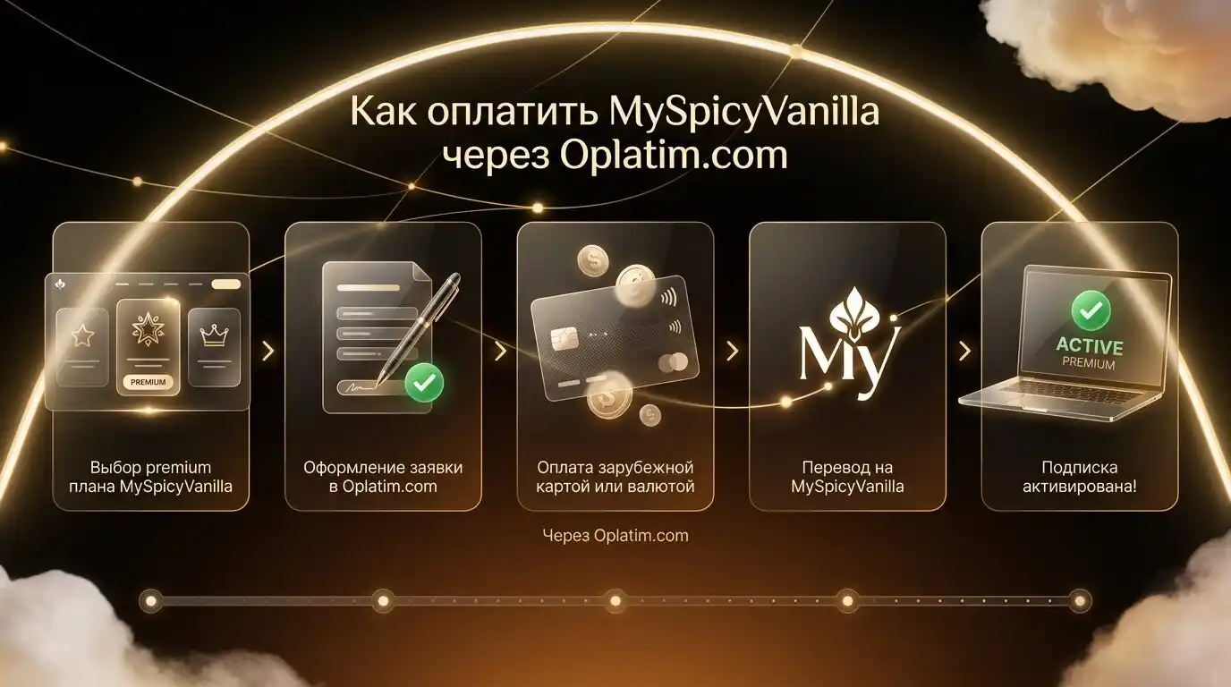 Оплата MySpicyVanilla через посредника