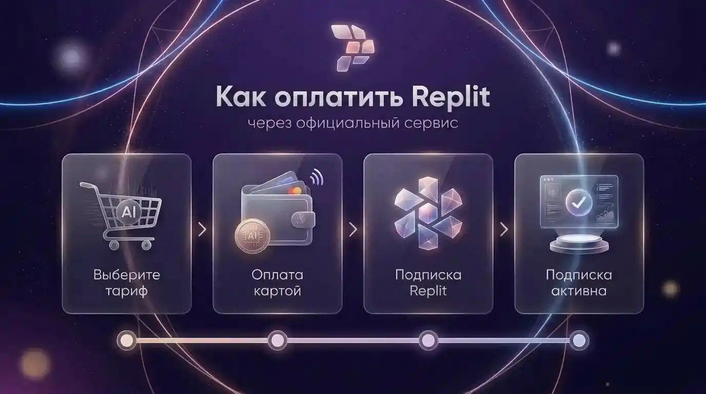 Оплата Replit через посредника oplatim