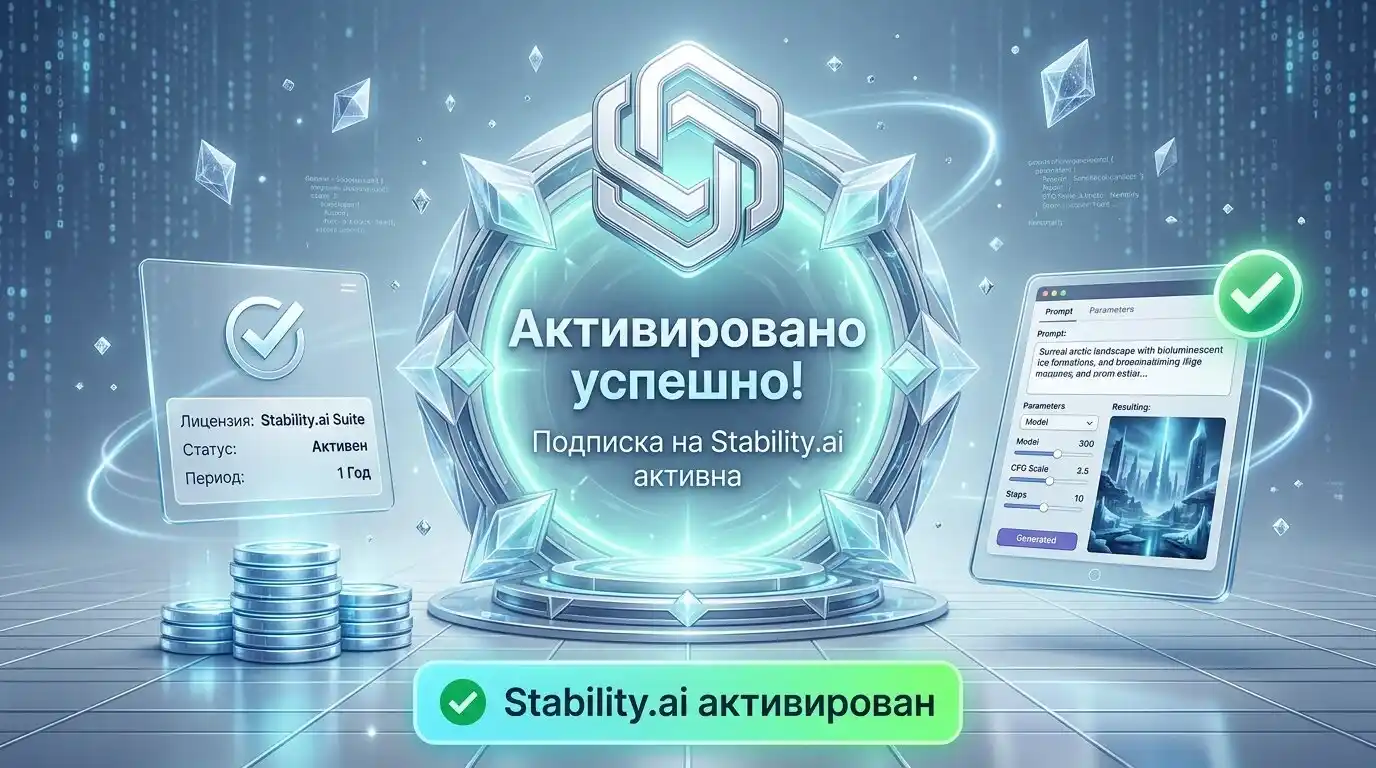 Успешная подписка Stability.ai