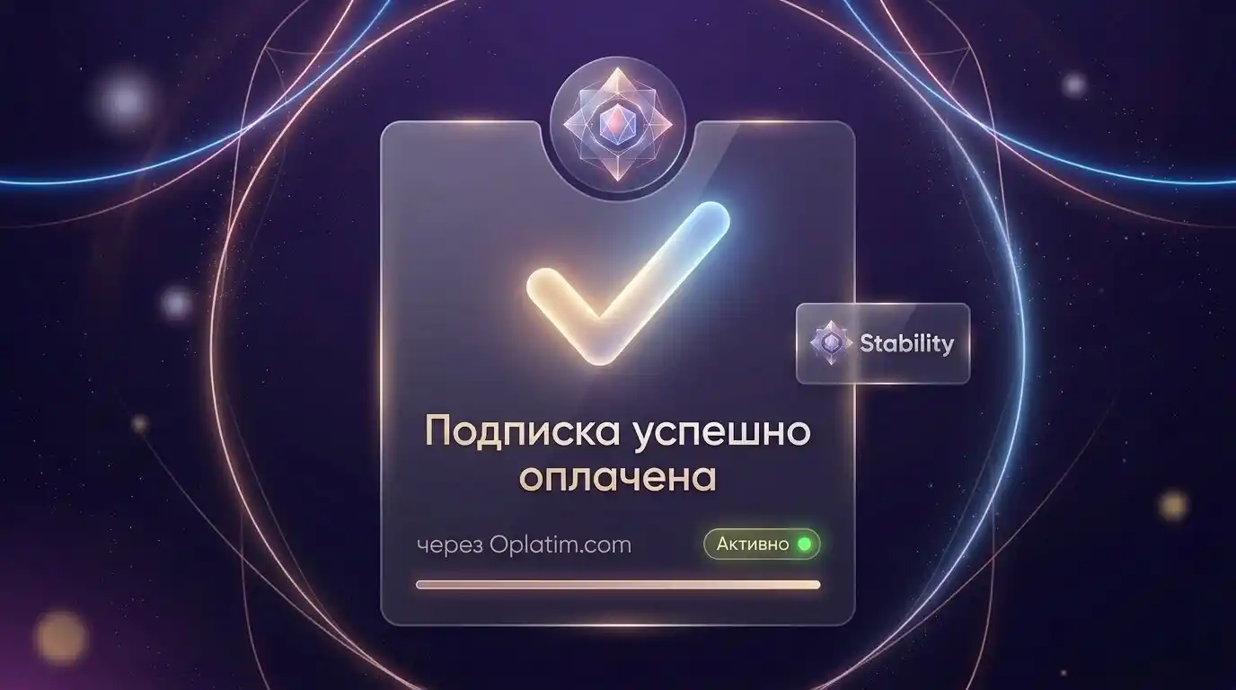 Успешная подписка Stability.ai