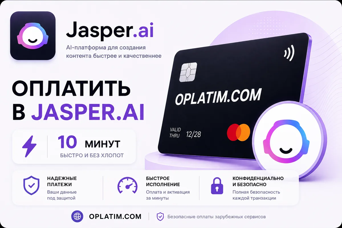 Оплатить подписку Jasper из России картой МИР