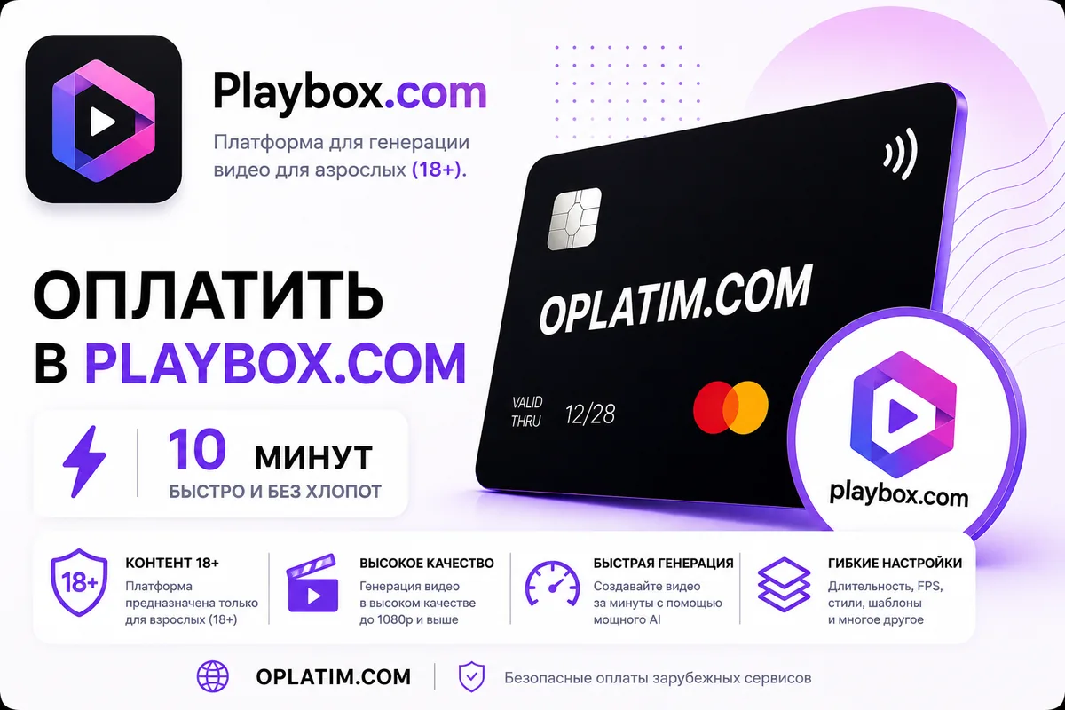 Оплатить подписку PlayBox из России картой МИР
